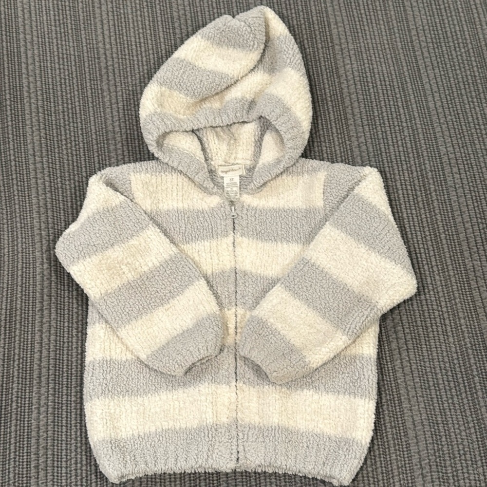 Cozy and cute ANGEL DEAR striped zip up 3T